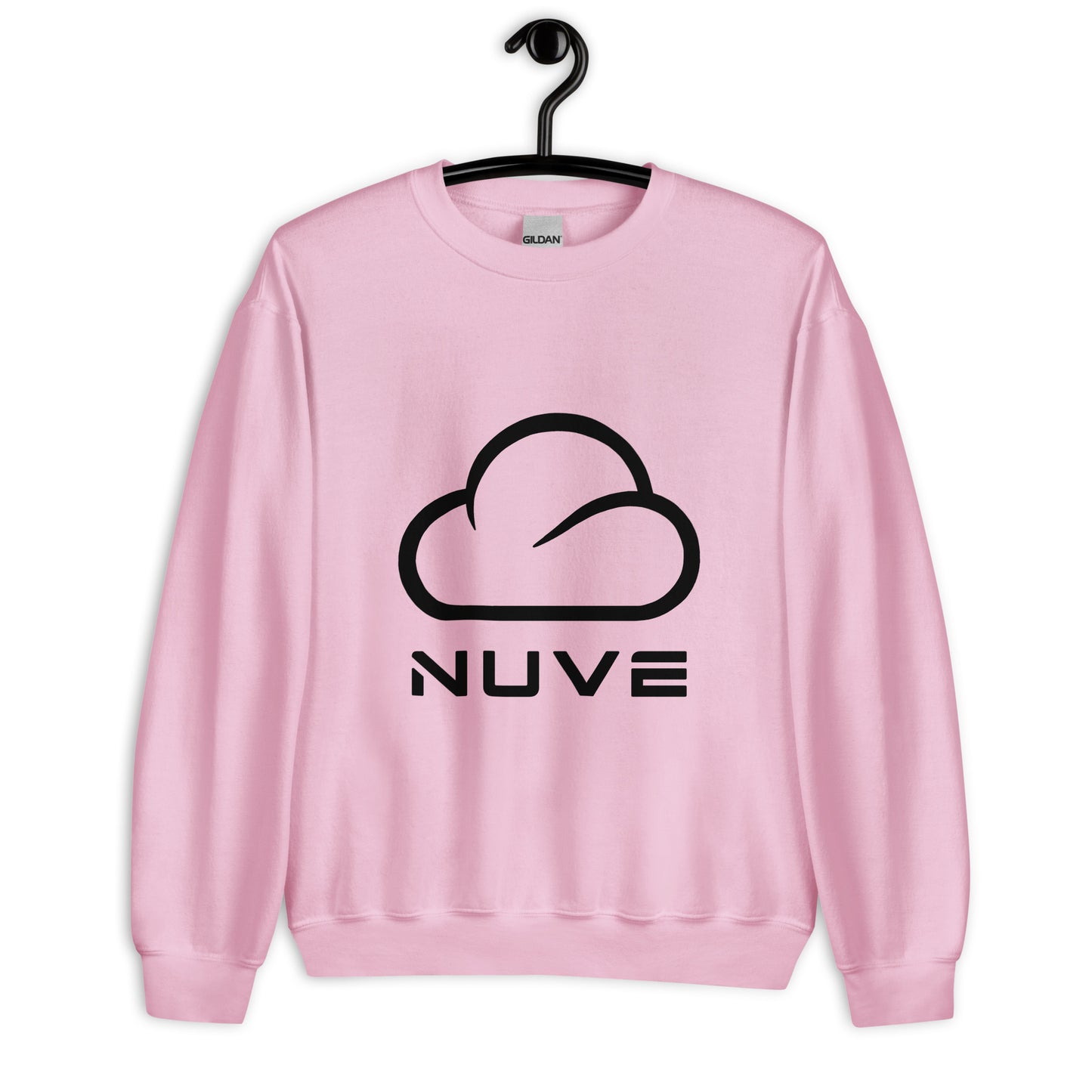 Suéter unissex em cores claras com estampa minimalista (NUVE) - NUVE