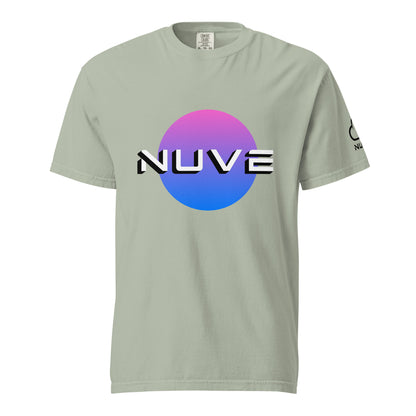 Camiseta unissex tingida clara com estampa (Futuristic Nuve) - NUVE