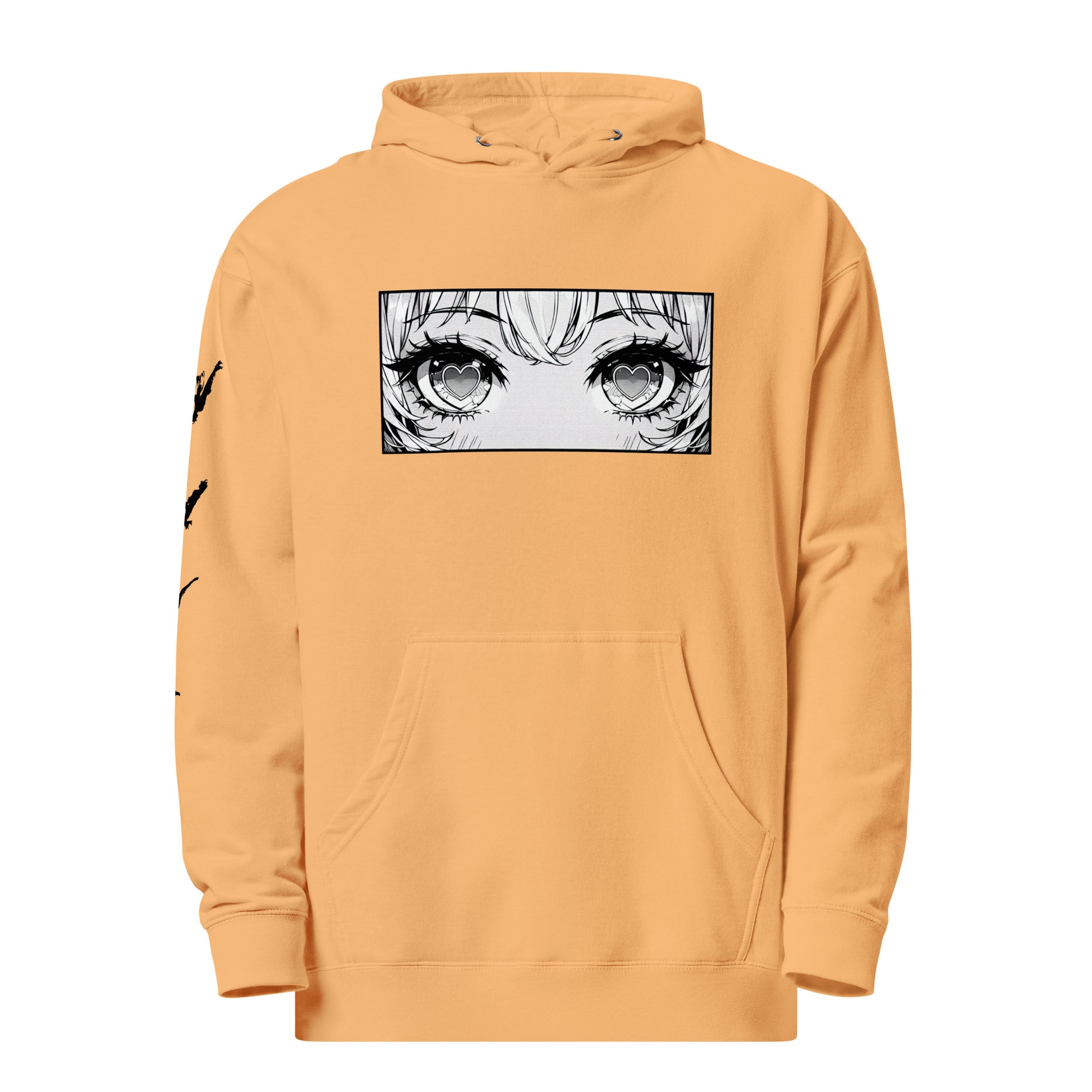 Moletom com capuz unissex, Street com estampa de anime (Girl Eyes) - NUVE