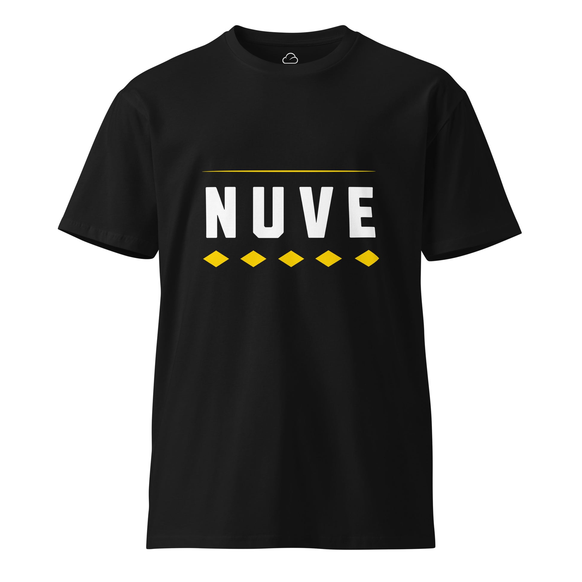 Camiseta Premium Unissex Escura com estampa minimalista (Nuve Diamonds) - NUVE