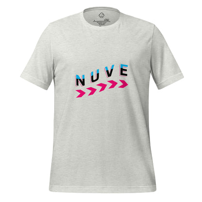 Camiseta clara unissex com estampa minimalista (Nuve Wave) - NUVE