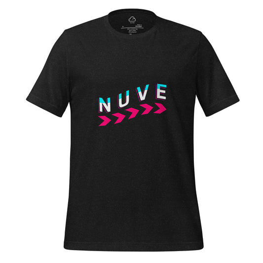 Camiseta unissex escura com estampa minimalista (Nuve Wave) - NUVE