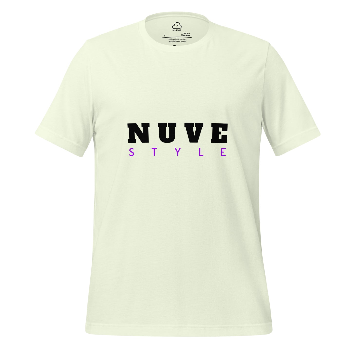 Camiseta unissex clara com estampa minimalista - NUVE