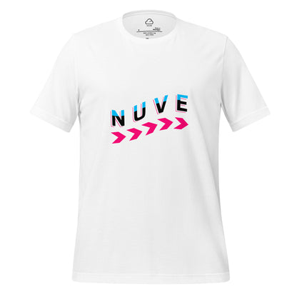 Camiseta clara unissex com estampa minimalista (Nuve Wave) - NUVE