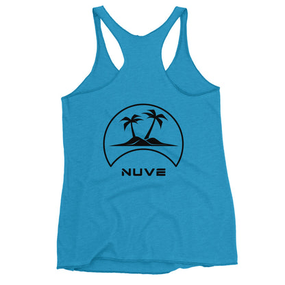 Regata Racerback Feminina com estampa tropical (Tropical Island) - NUVE